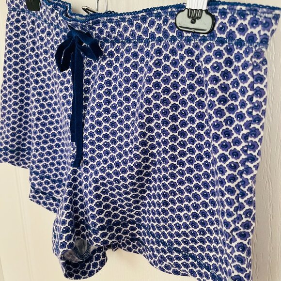 Jane & Bleeker New York Purple Floral Cotton Blend Sleep Shorts Size Medium - Picture 4 of 7